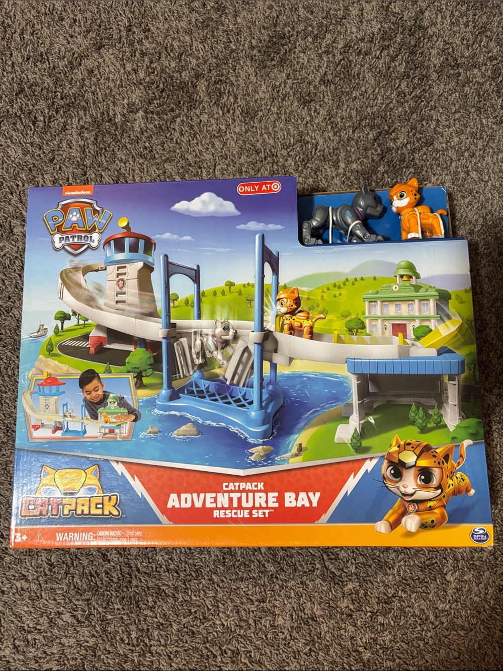 Nickelodeon PAW Patrol CatPack Adventure Bay Rescue Set - Blue, Orange, White